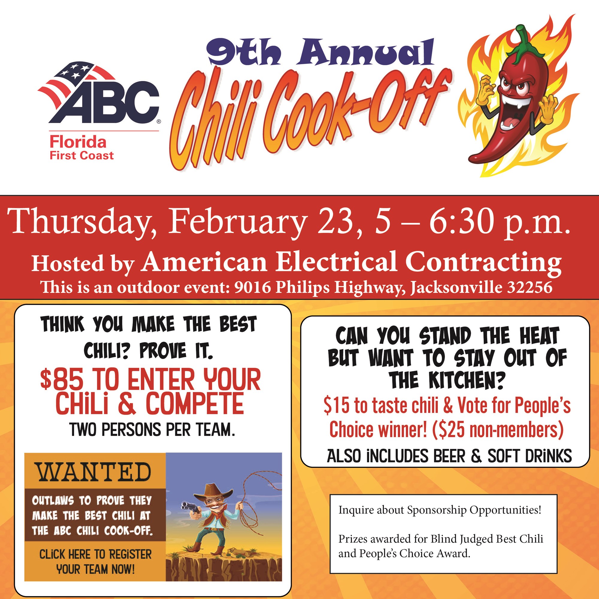 ABC Chili Cook-Off Event