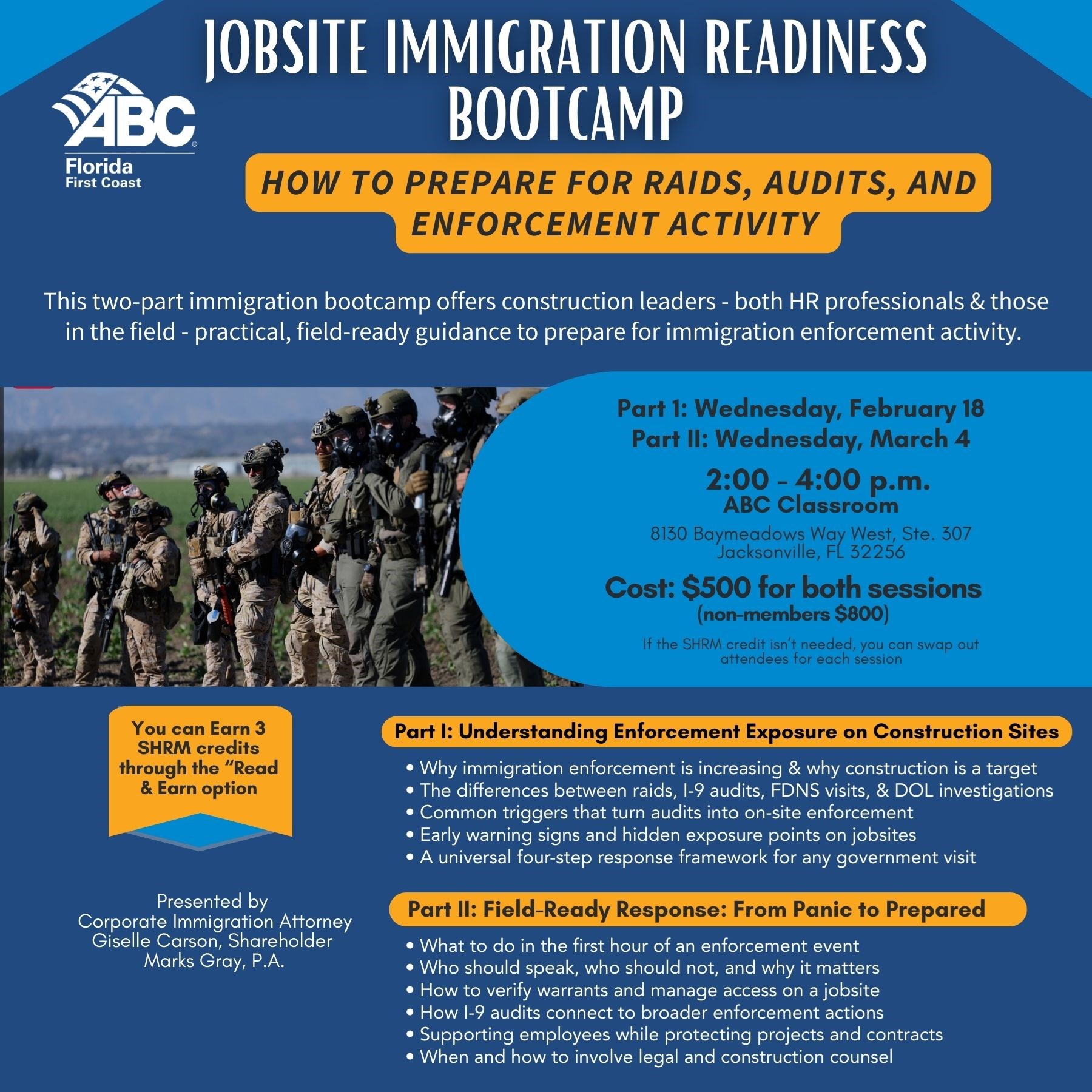 Immigration Issues Boot Camp I